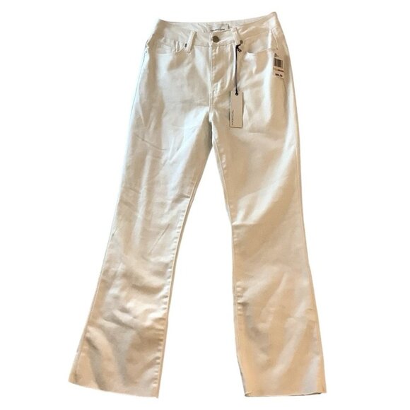 NWT Habitual Hadley High Rise Skinny Boot White Jeans Size 2/26 - Picture 1 of 9